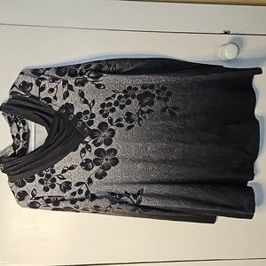 Azalea by firming gray long sleeve top super cute size Medium